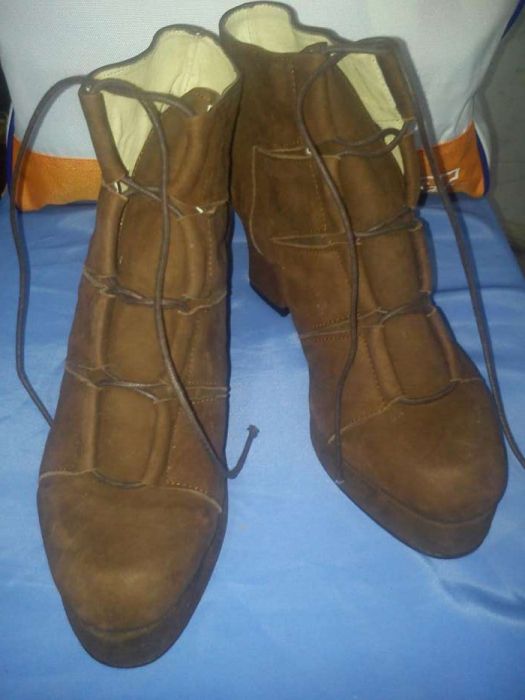 Botas castanhas senhora novas Regresso as aulas