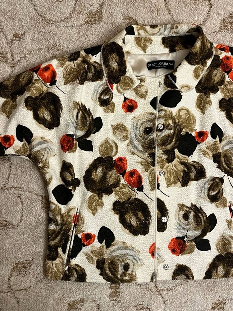 Накидка, оригинал. Dolce Gabana, цветочный принт
