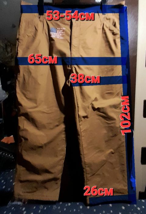 Мужские зимние штаны, тёплые штаны на флисовой подкладке W40