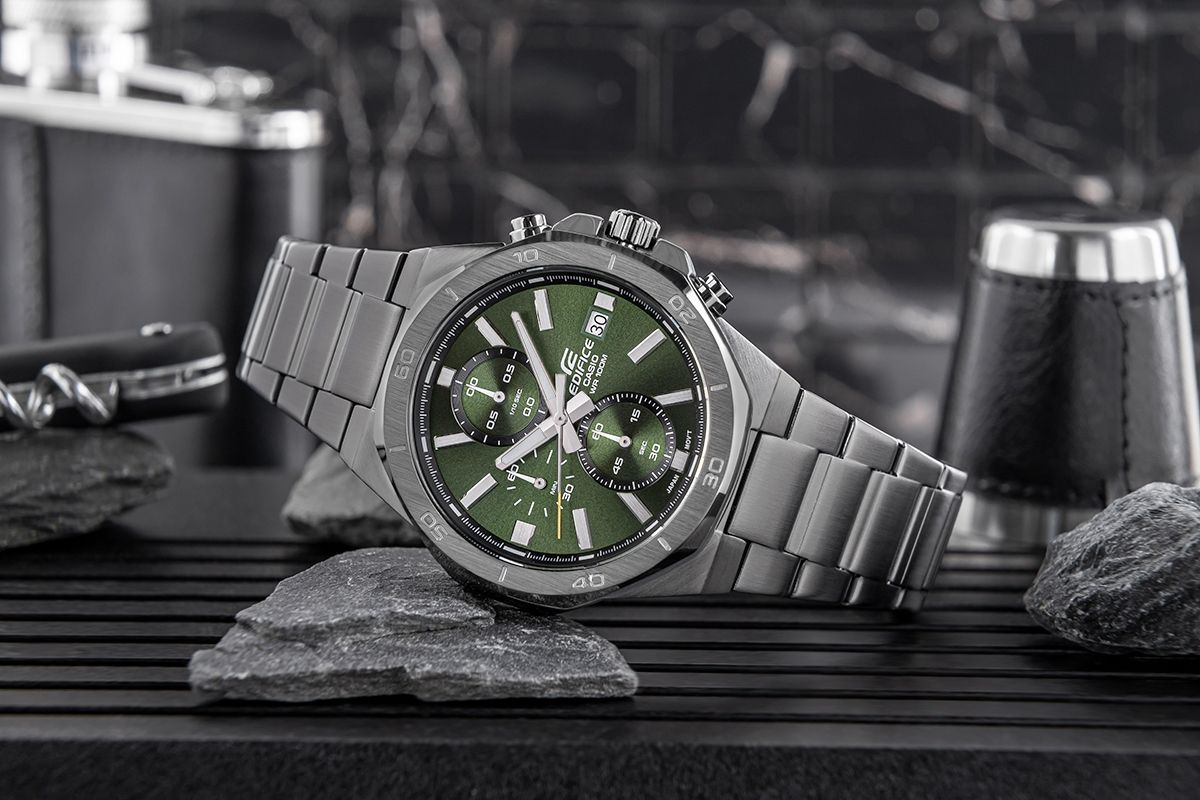 zegarek męski casio edifice efv-640dc-3avuef + box