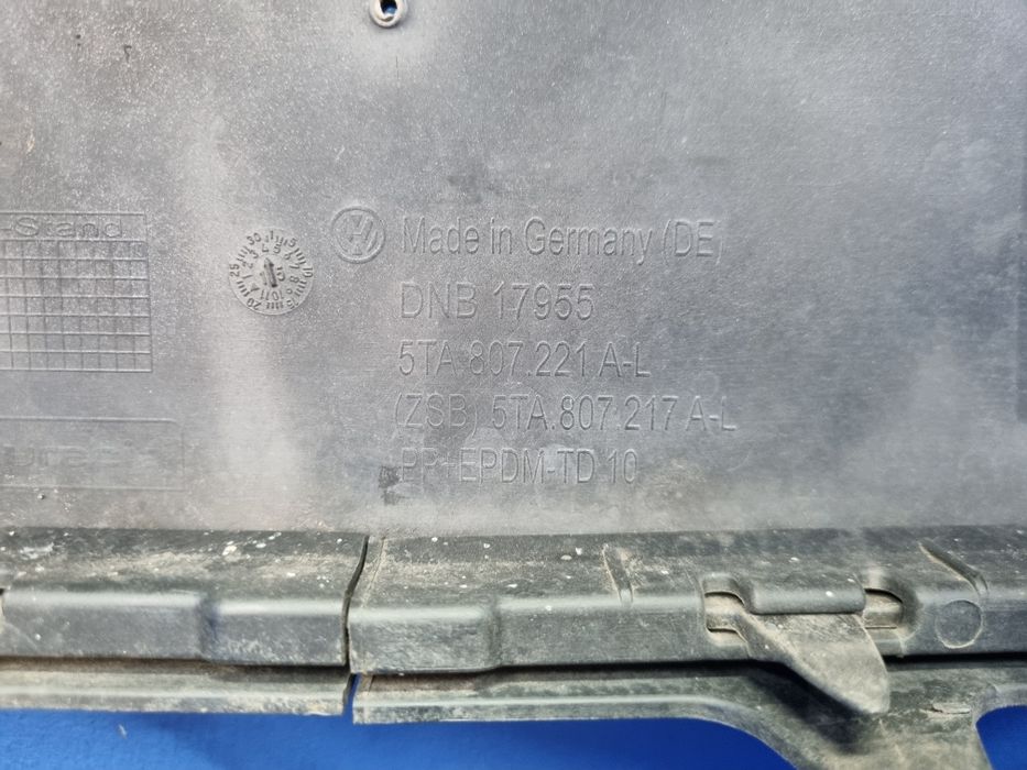 ZDERZAK przedni VOLKSWAGEN Touran II przód PDC oryginał | OEM | Poznań