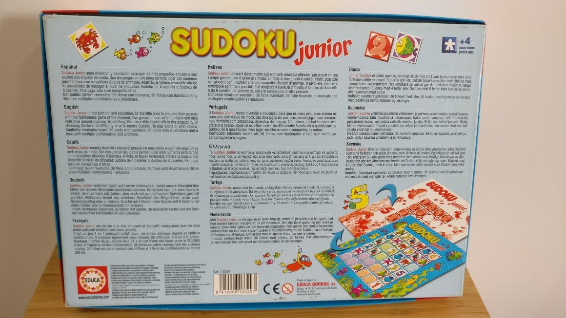 Jogo Sudoku Júnior