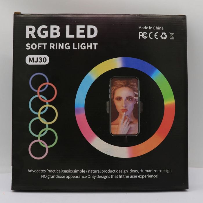 Кільцева LED лампа 30 см MJ 300 Soft Ring Light / Світлодіодна лампа