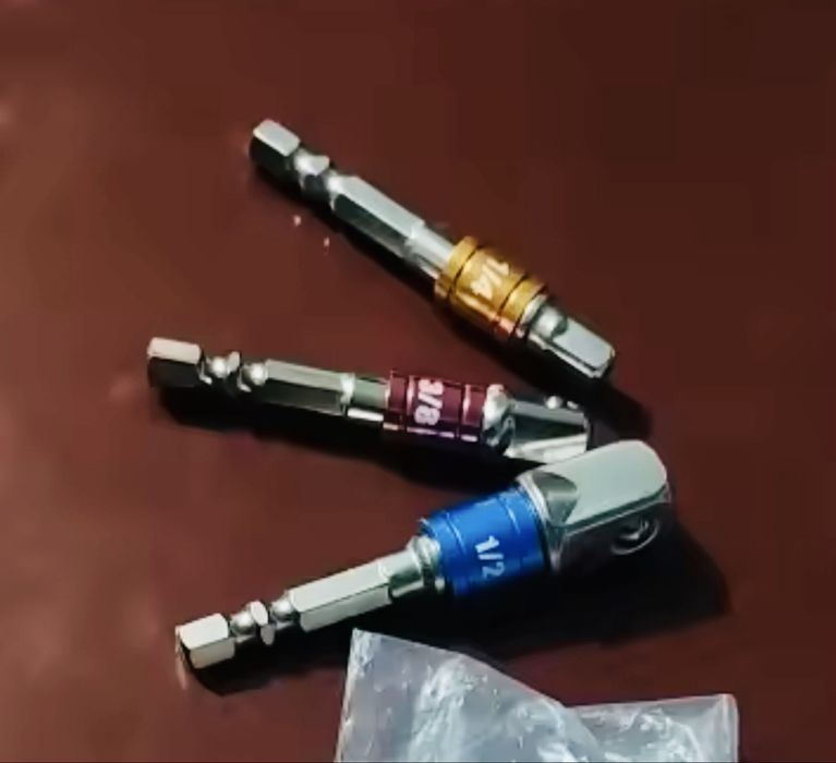 Адаптер з хвостовиком ударного шуруповерта з хвостовиком 1/4 3/8 1/2