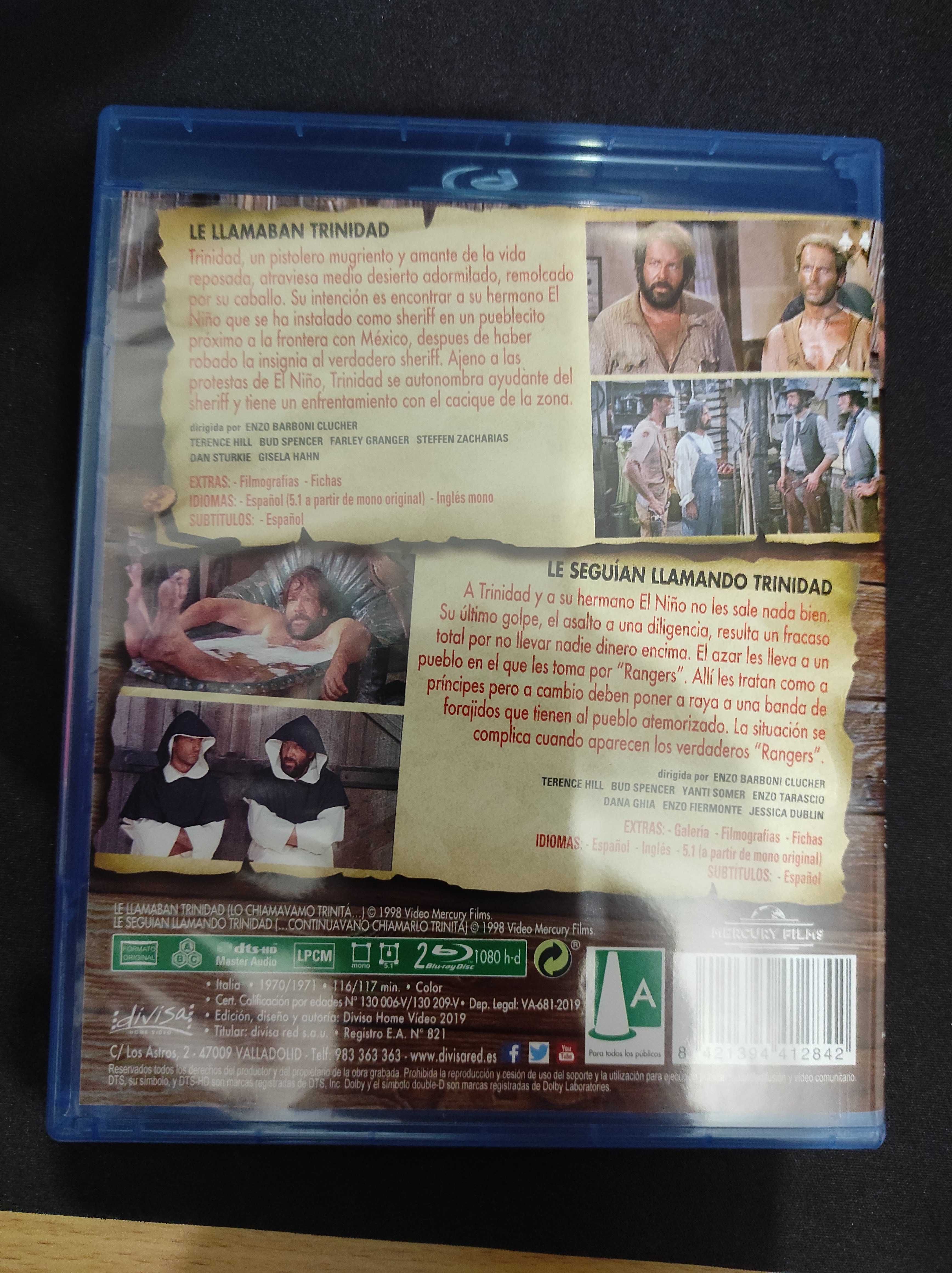 Blu-ray : Trinitá - Cowboy Insolente/Continuaram a Chamar-me Trinitá