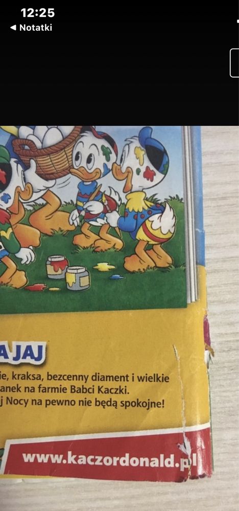 Gazetka Komiks Kaczor Donald numer 15/2001 Disney Unikat Vintage