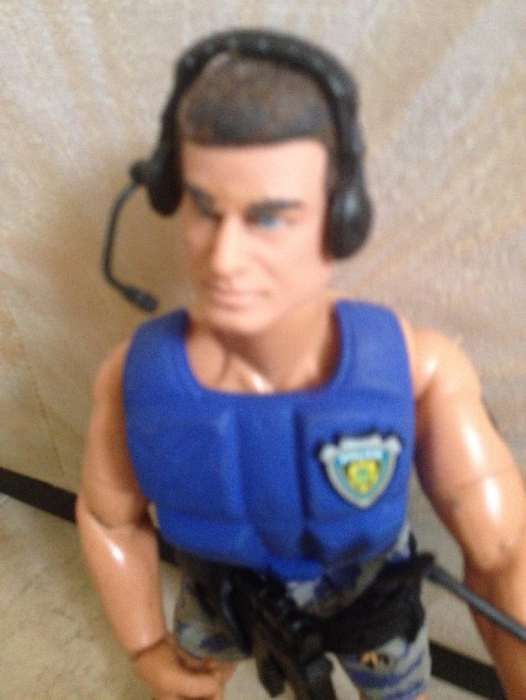 Action Man police, Hasbro international, inc de 1993, autêntico