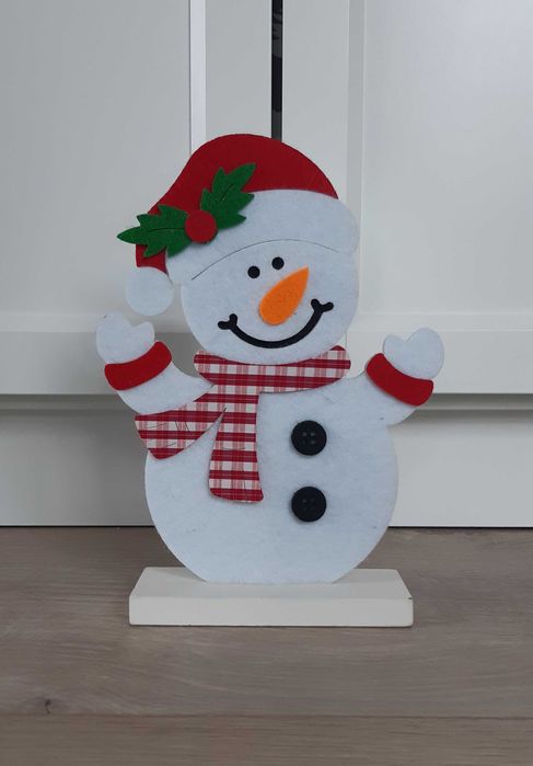 Nowy BAŁWAN świąteczny - figurka. Dekoracja, ozdoba.