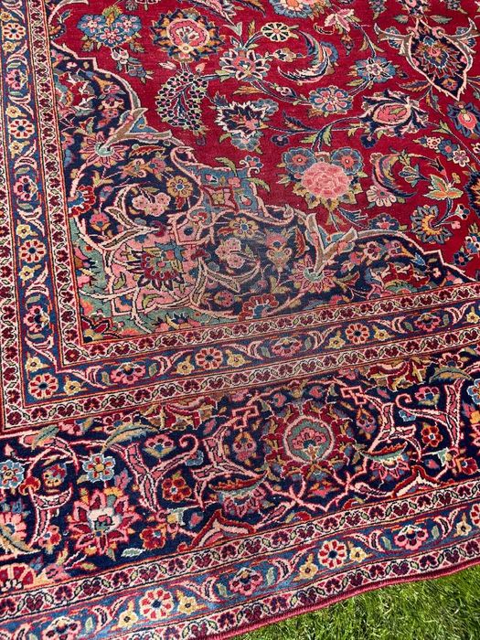 Vintage Dywan Perski R.Tkany Kaszmirowy Iran Keshan 360x260 gal.16 tyś