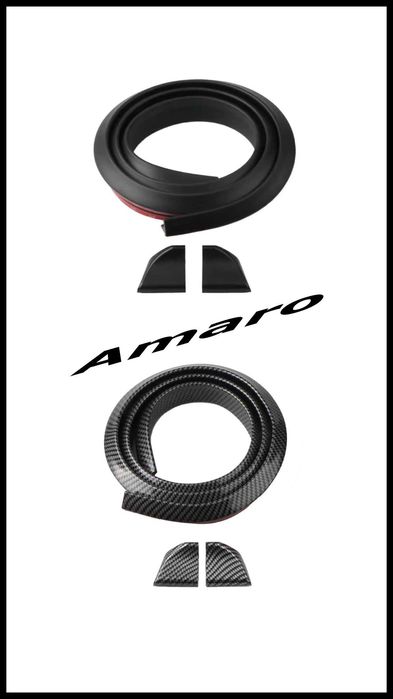 Aileron/Lip/Spoiler Traseiro Universal (Preto Mate ou Carbono)