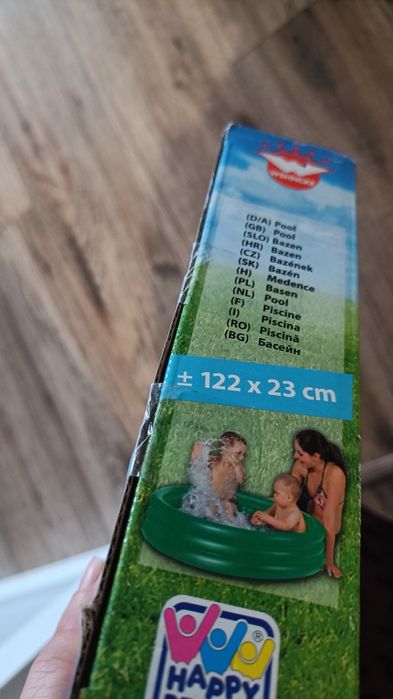 NOWE Mały basen basenik 122x23 dla najmłodszych