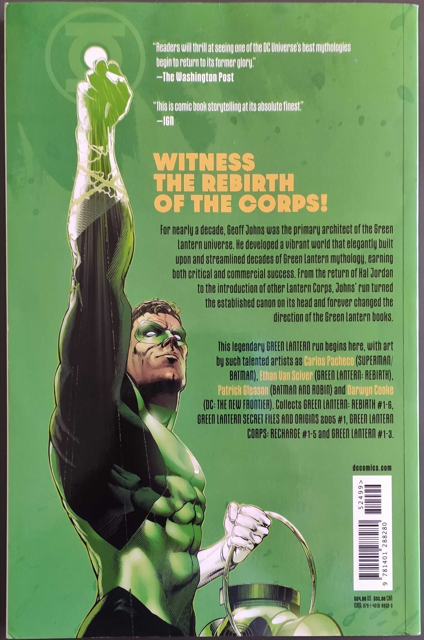 TPB Green Lantern by Geoff Johns Vol 1 e Green Lantern Rebirth