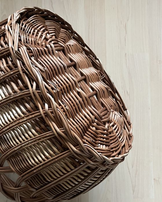 Duży kosz wiklinowy - ażur