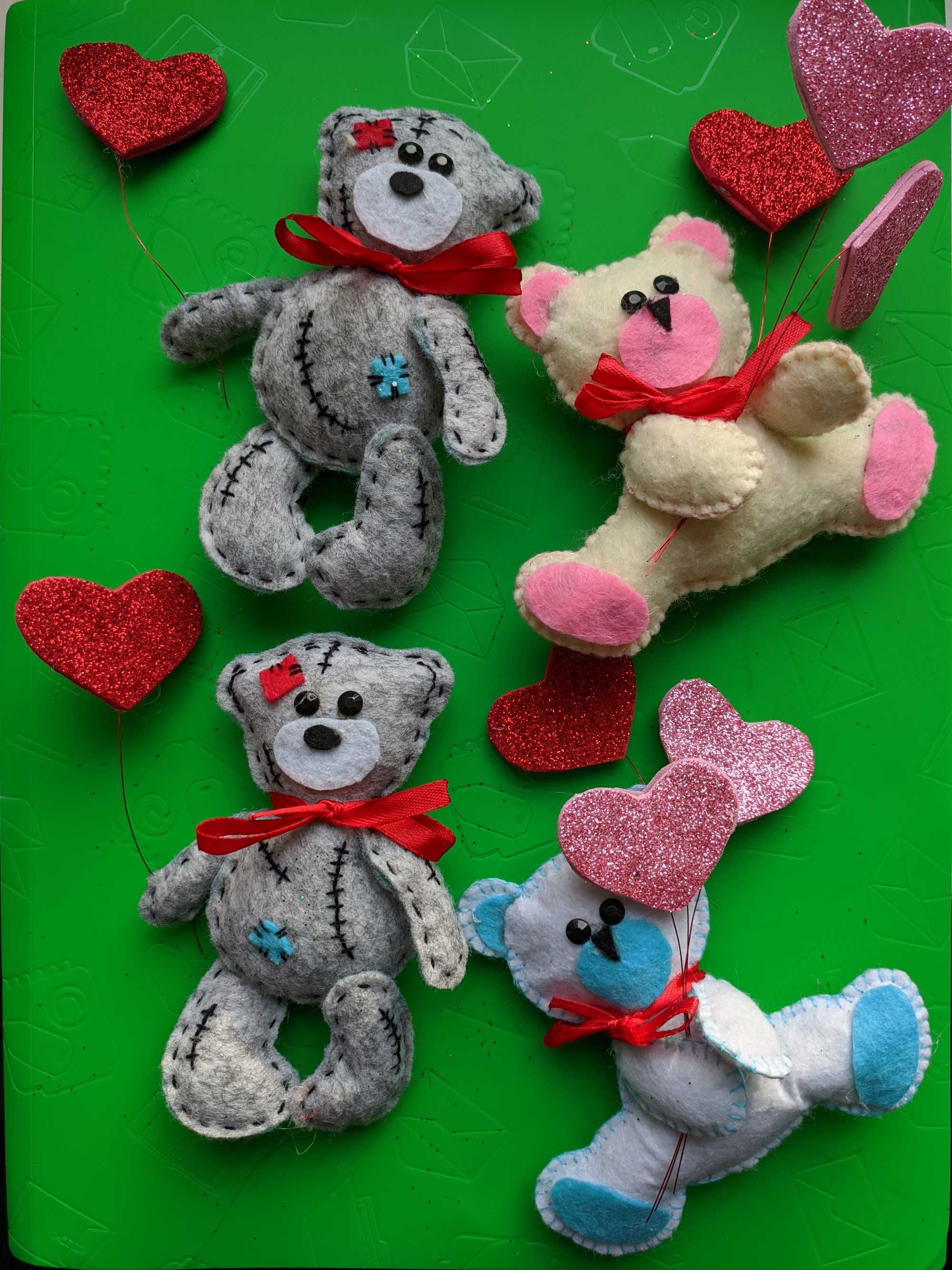 Мишки-валентинки подарки ко Дню святого Валентина
