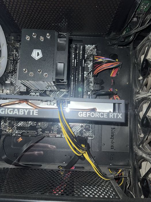 Матернская плата Prime B460M в сборе с процессором и оперативкой