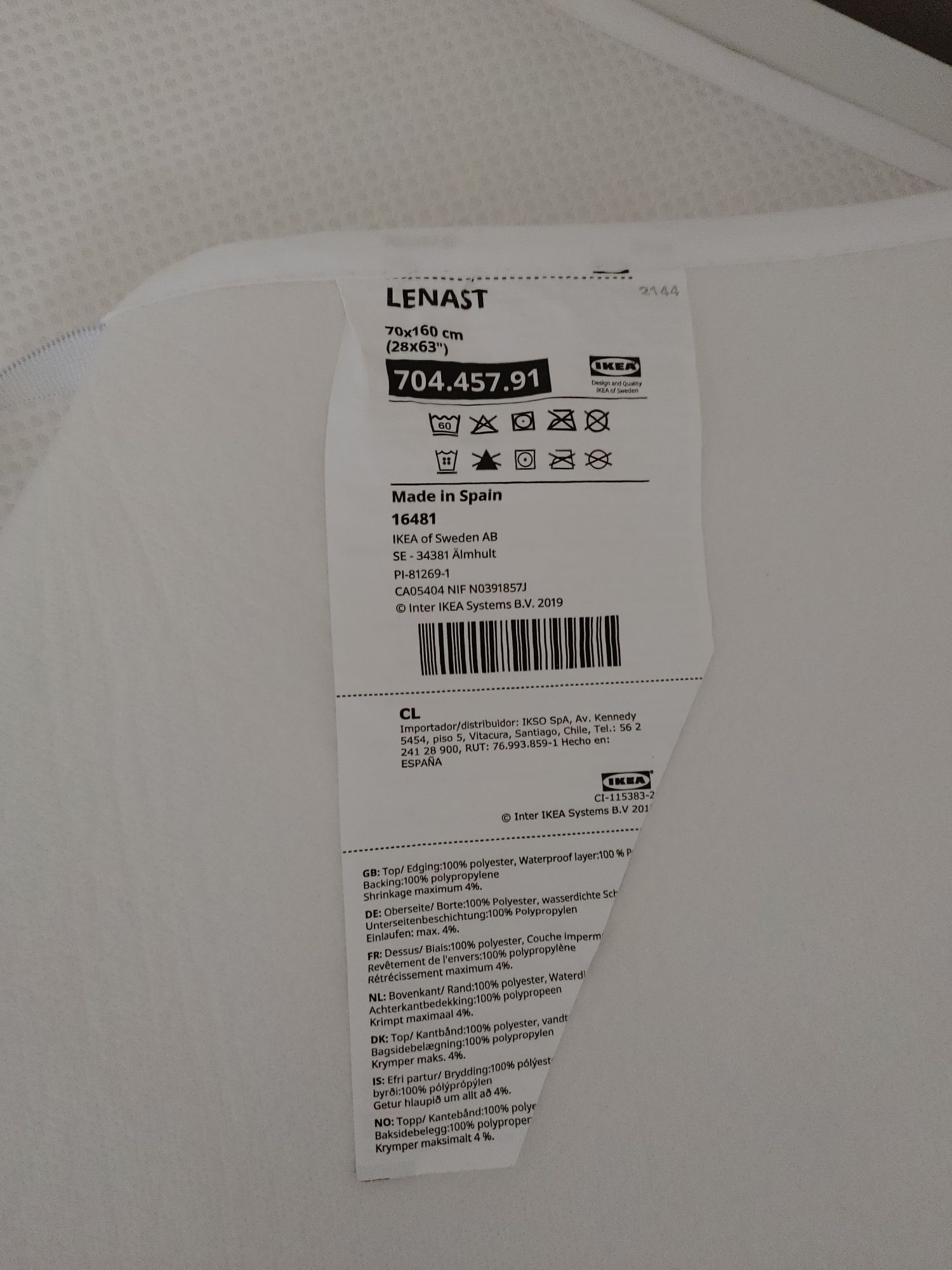 Ikea Kritter Lenast Underlig łóżko materac ochraniacz