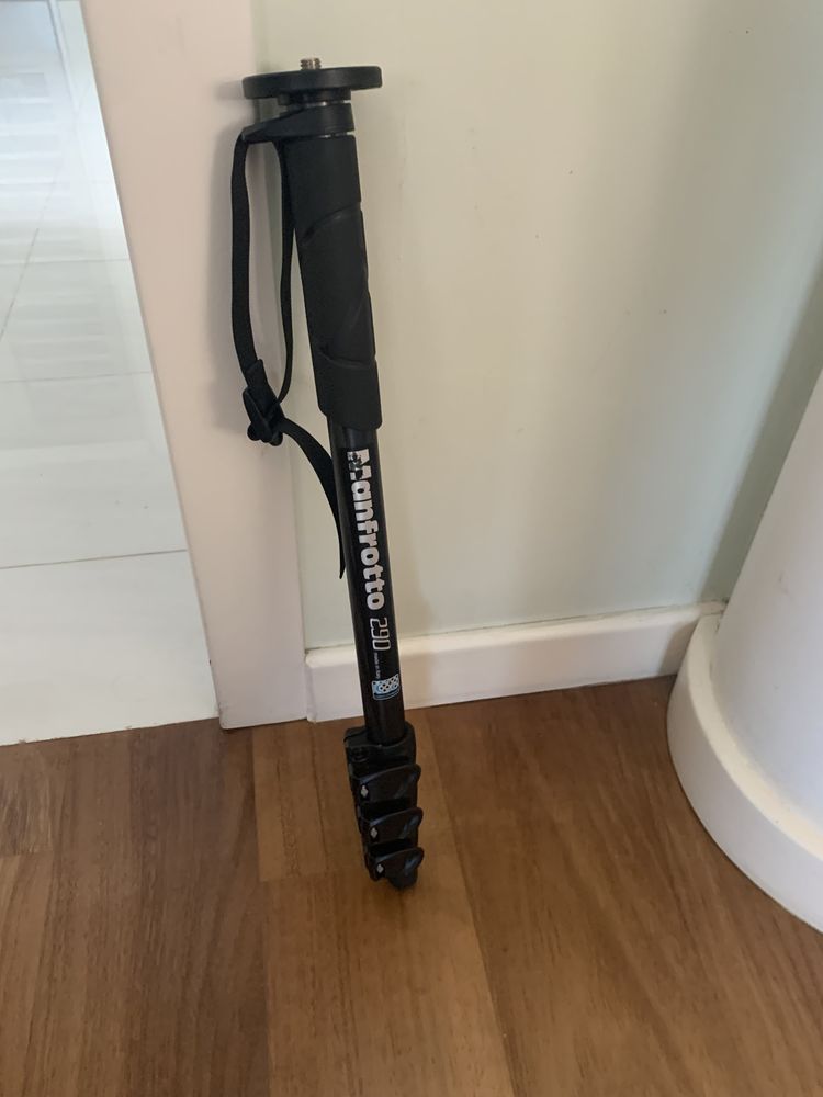 Monopod da Manfrotto em fibra de carbono