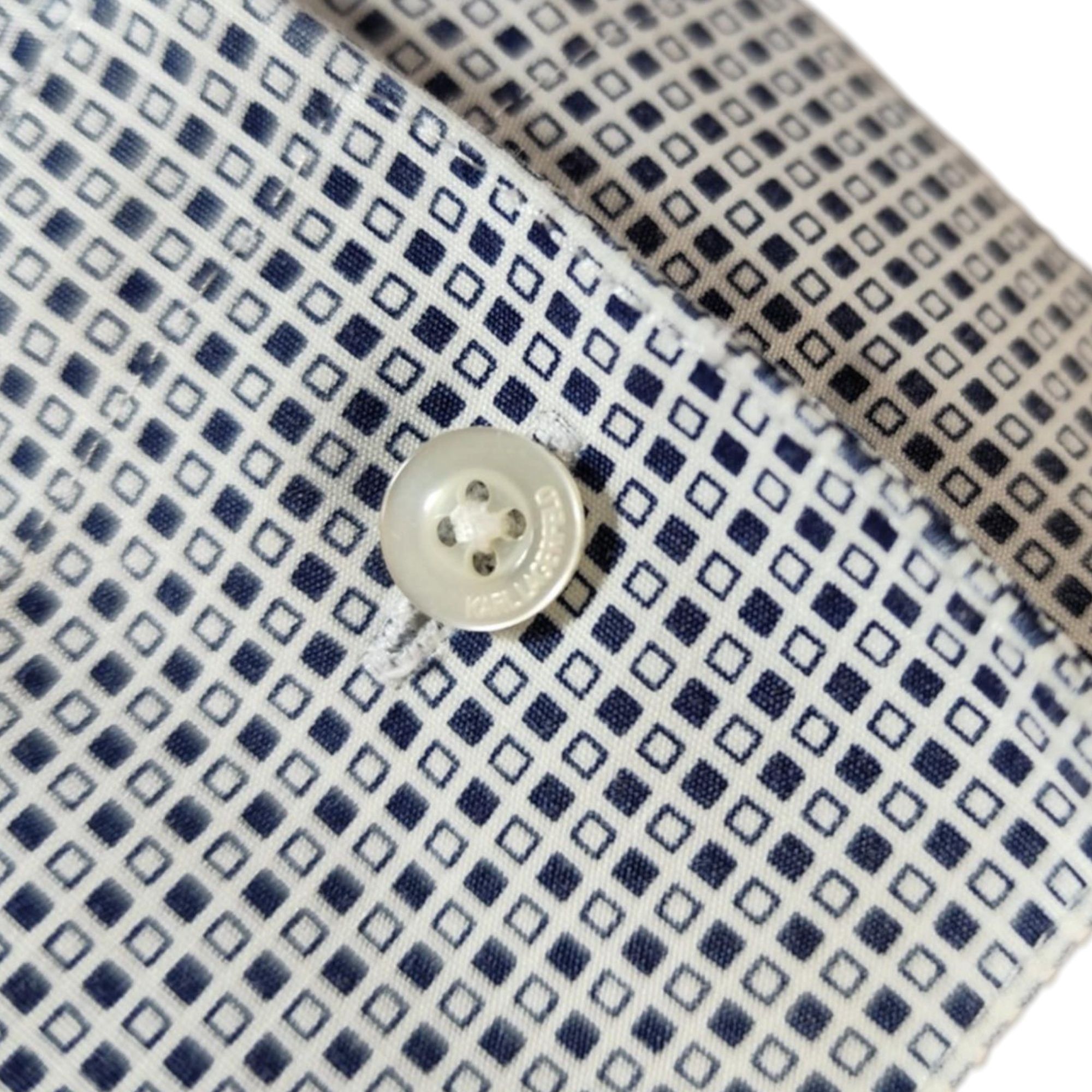 Karl Lagerfeld koszula męska XL bawełna geometryczny wzór regular fit