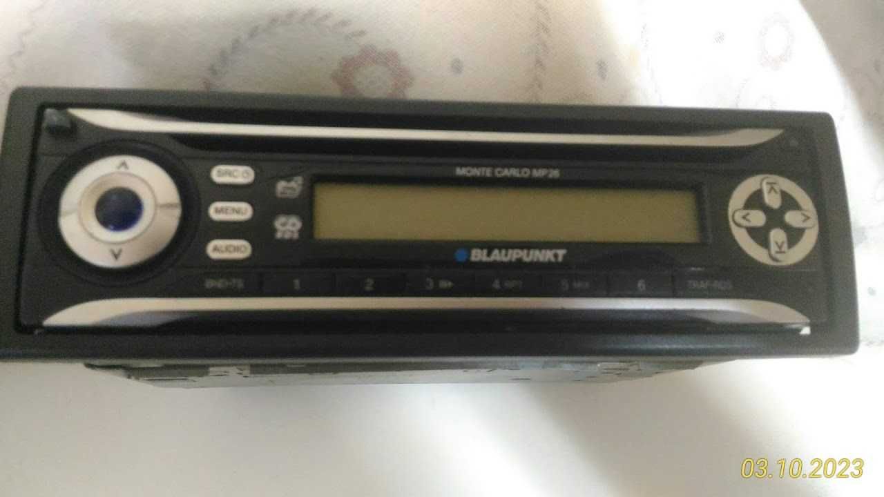 Rádio Blaupunkt - Monte Carlo MP26-Avariado não liga