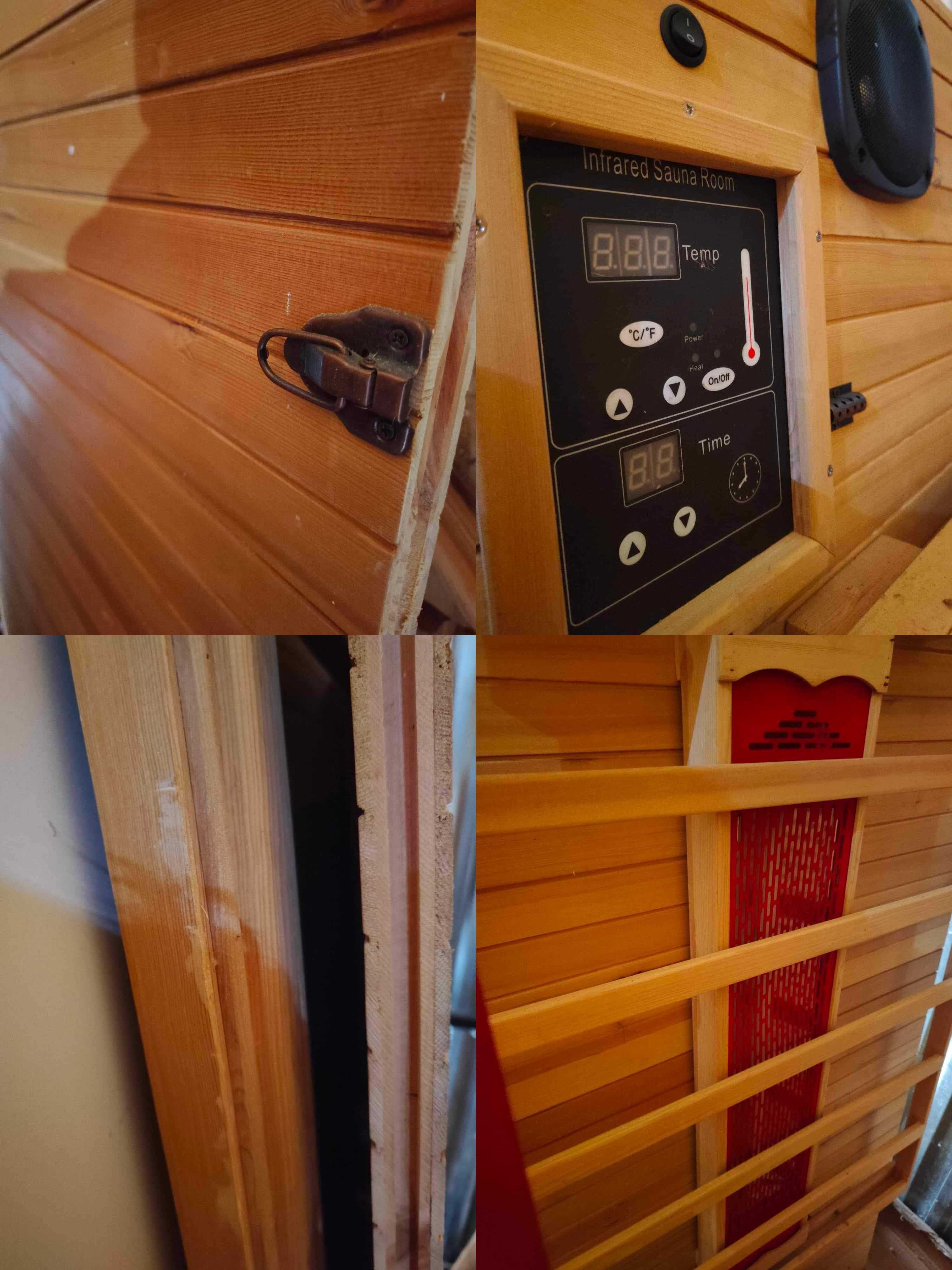 sauna sucha INFRARED na podczerwień 2400W - 230V - 2-3 osoby - spa