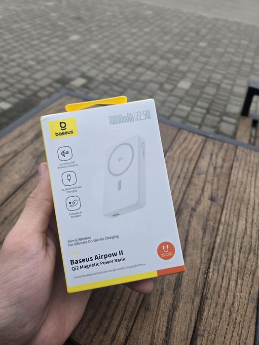 Baseus Airpow Ⅱ Qi2 Magnetic Power Bank 10000mAh 22.5W магсейф базеус
