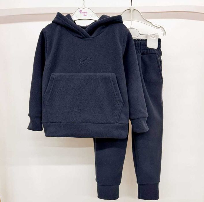 ХІТ! Теплий костюм фліс полар 98-158 см флісовий костюм з капюшоном