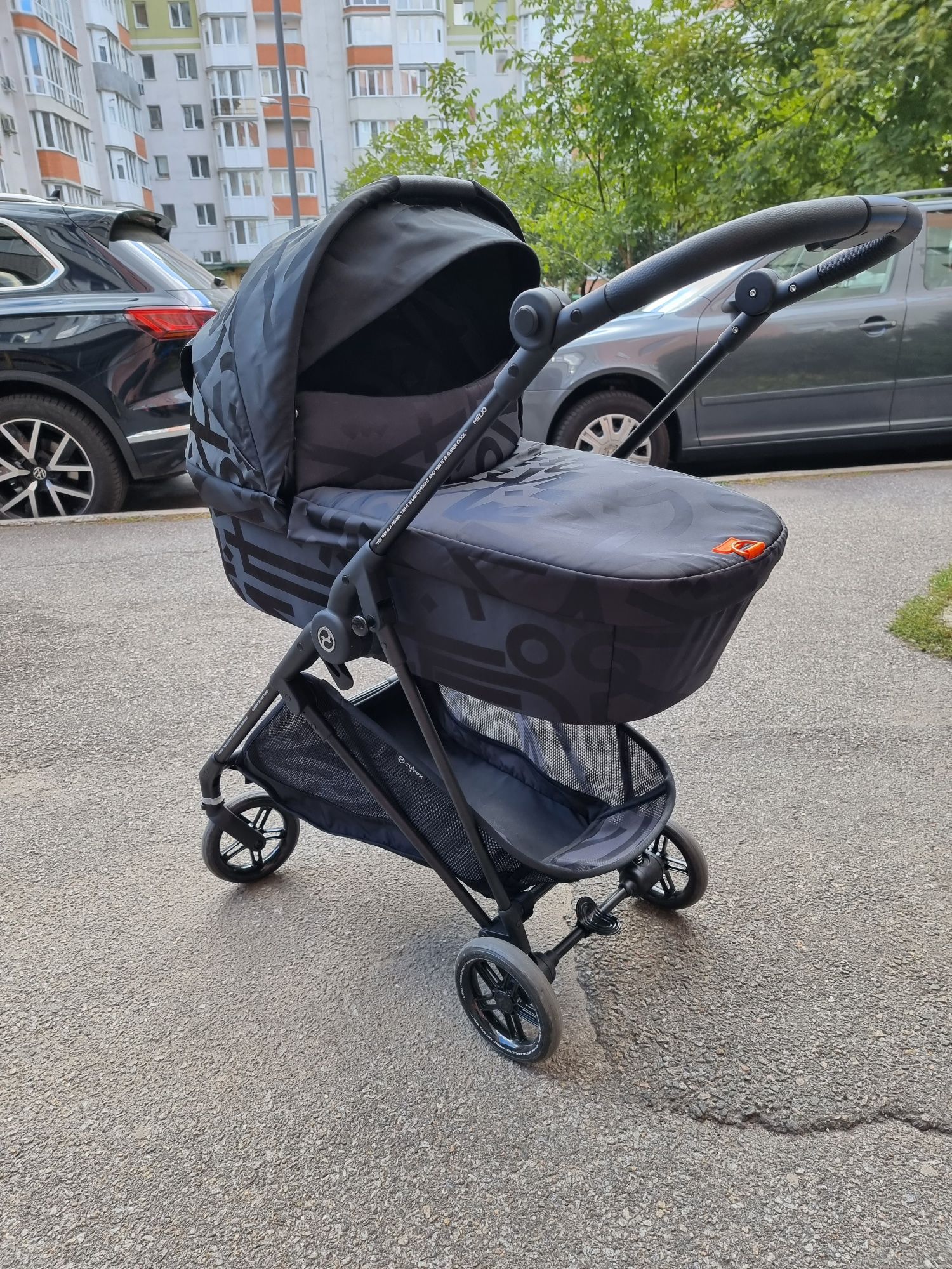 Люлька Cybex Melio Street 2023 Real Black