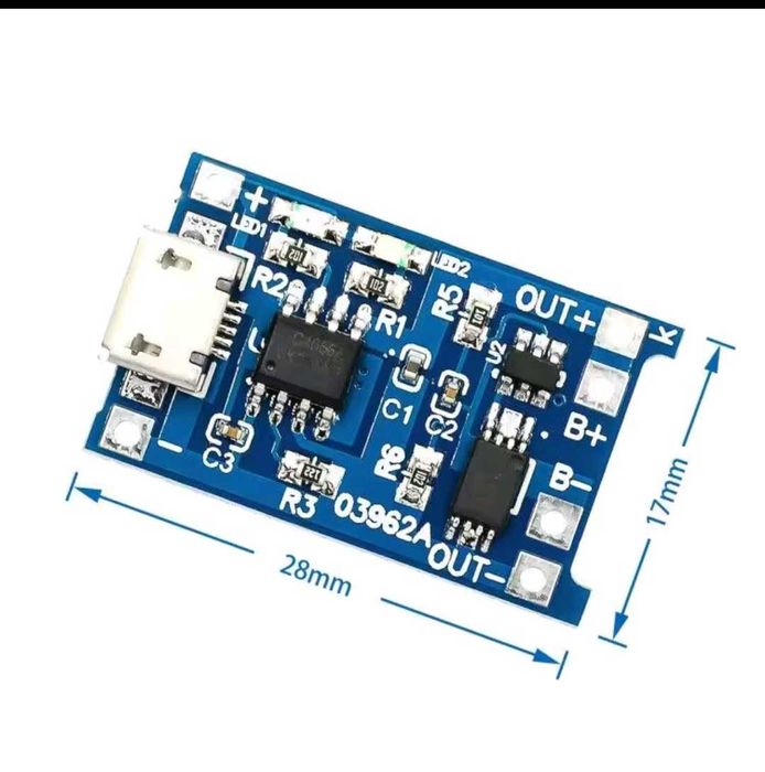 Модуль  ТР 4056 зарядки літій- іоних акум. 4.2 V; 1 А. 4шт- 100 грн