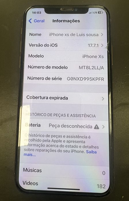 Iphone xs 64 gb em perfeito estado