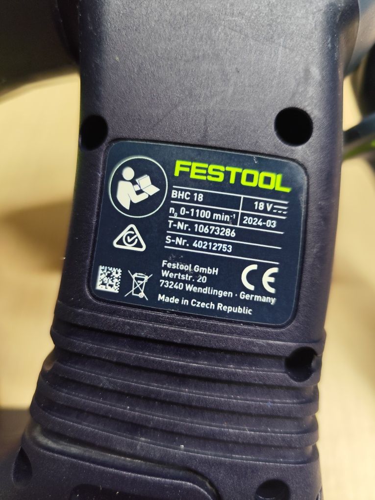 Festool BHC 18 безщітковий акумуляторний перфоратор Фестул оригінал