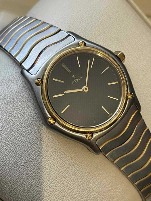 Ebel Classic Wave em Aço e Ouro Ref. 181908