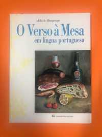 O Verso à mesa em Língua Portuguesa - Adélia de Albuquerque