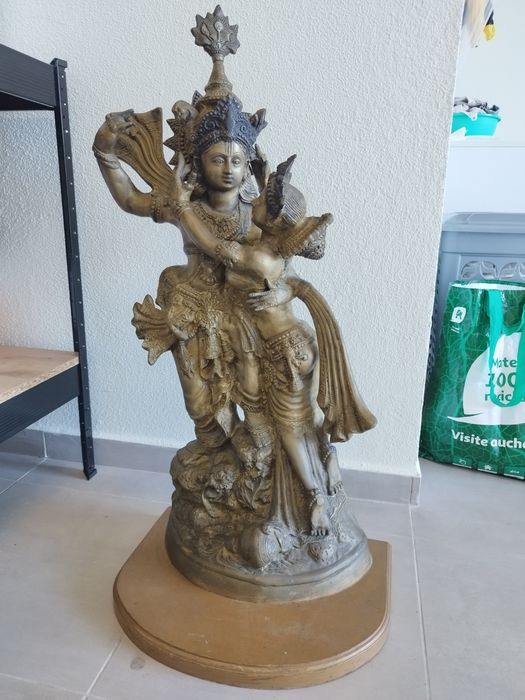 Estátua hindu em bronze