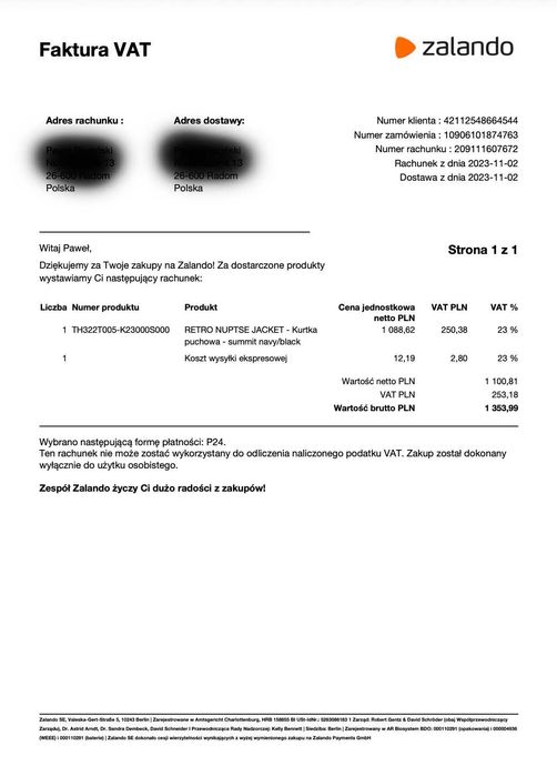 Kurtka The North Face 1996 Retro Nuptse