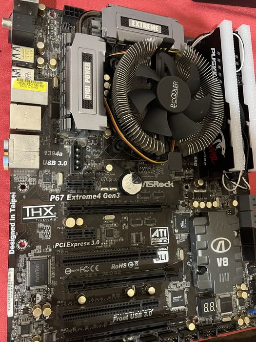 Материнскька плата i5 3570k 16 gb ASRock p67 extreme4 gen3 1155 soket