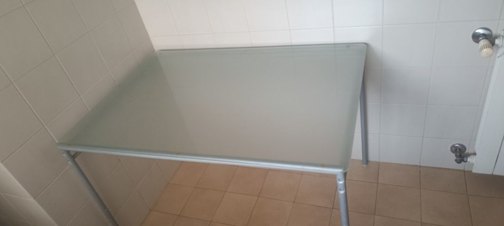 Mesa vidro para cozinha
