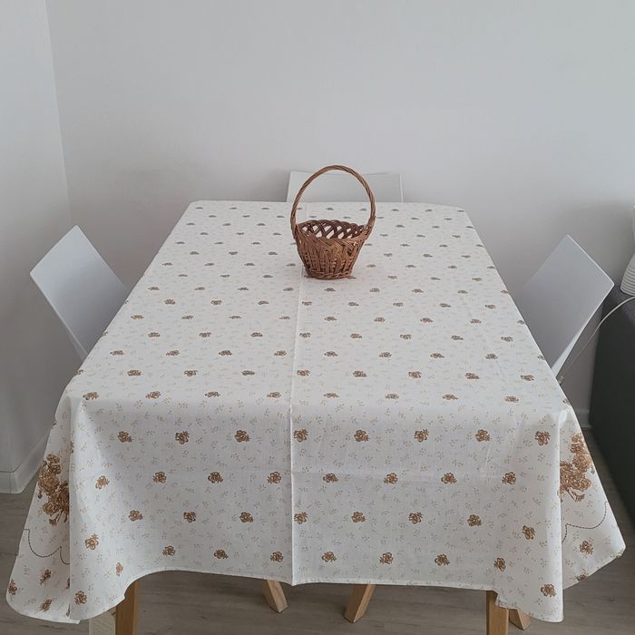 Obrus 100% len eko, nowy prl