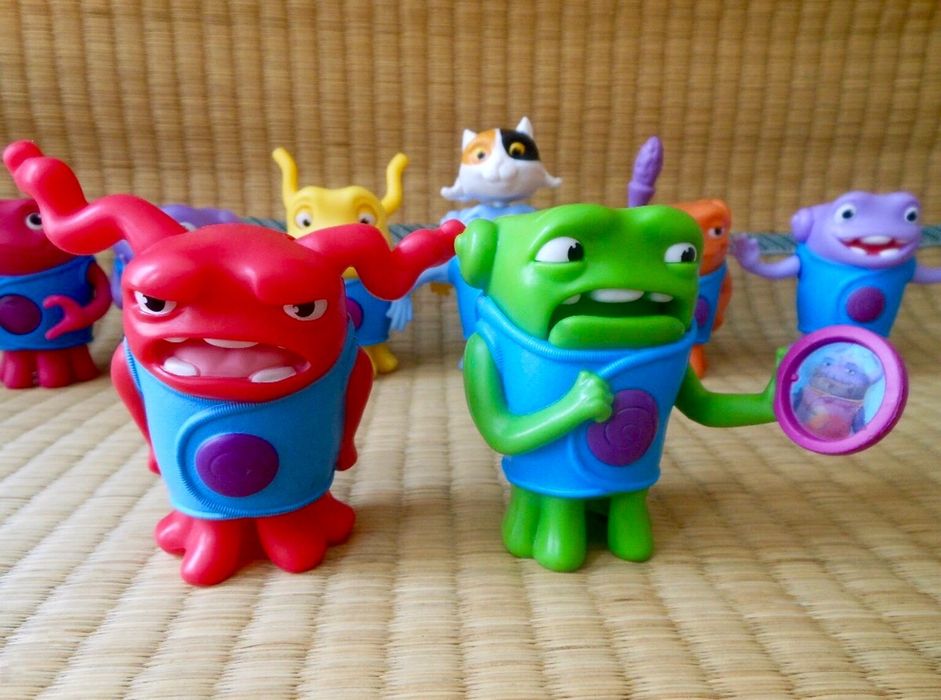 Conjunto 4 Figuras brindes Happy Meal McDonald's 2015 Home