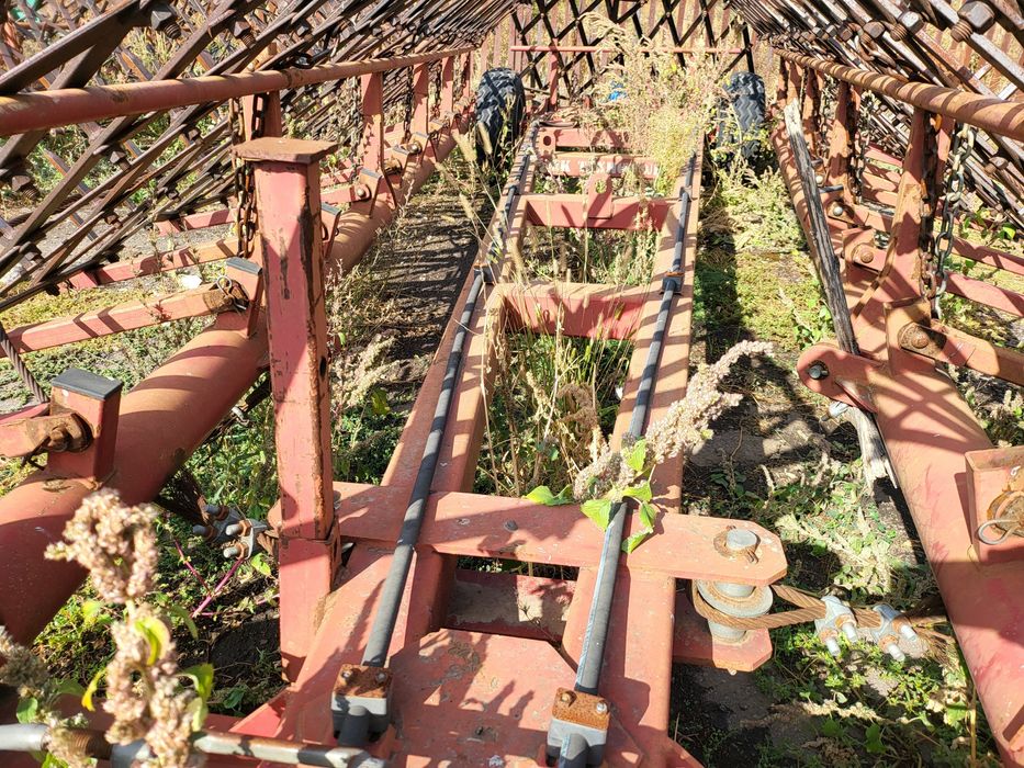 Борона гідравлічна БГ-14, ТЕХНОПОЛЬ, зчіпка зубових борін, 2016 р.в.
