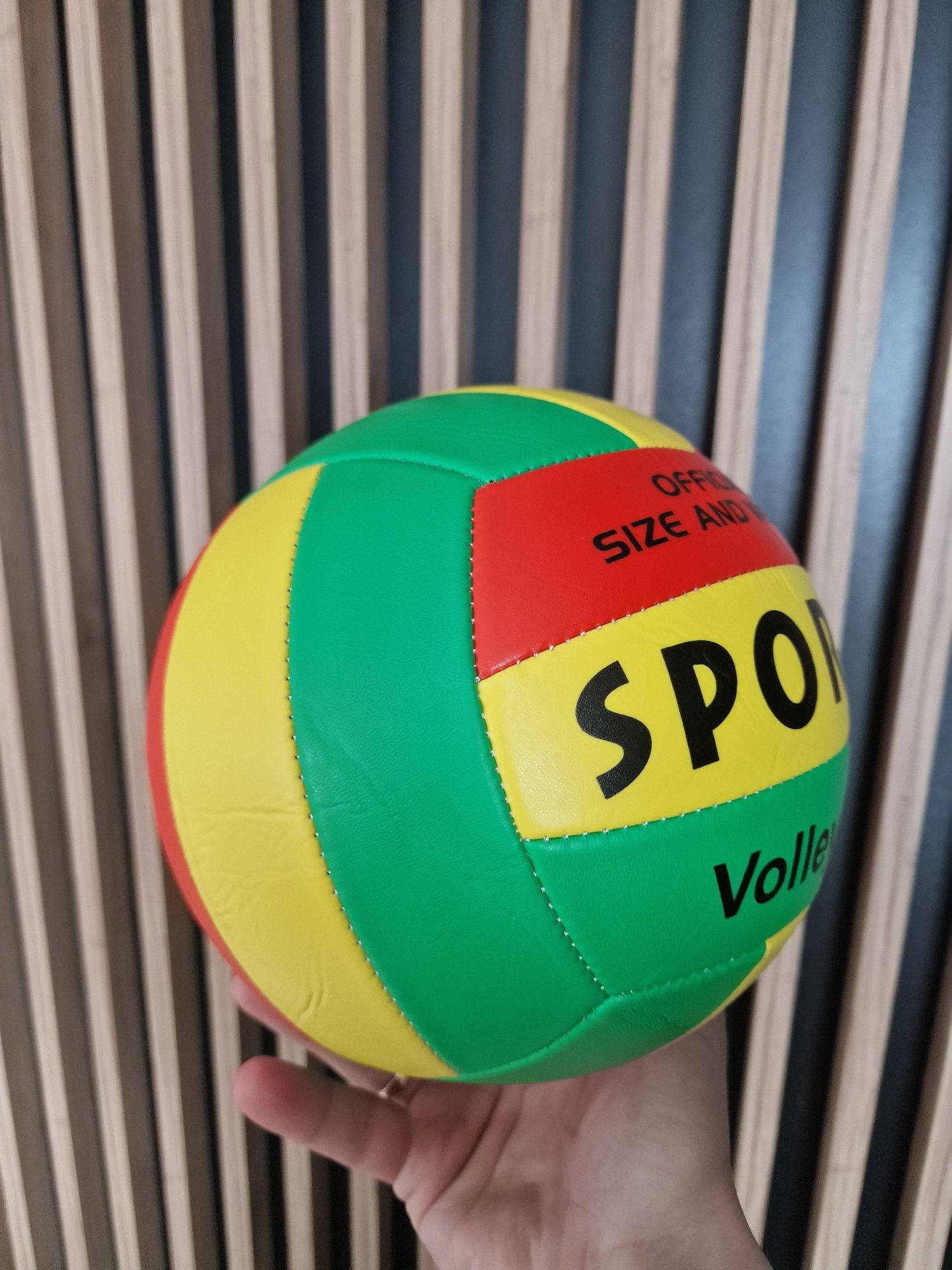 Piłka siatkowa, halowa, rozmiar 5, szyta, treningowa