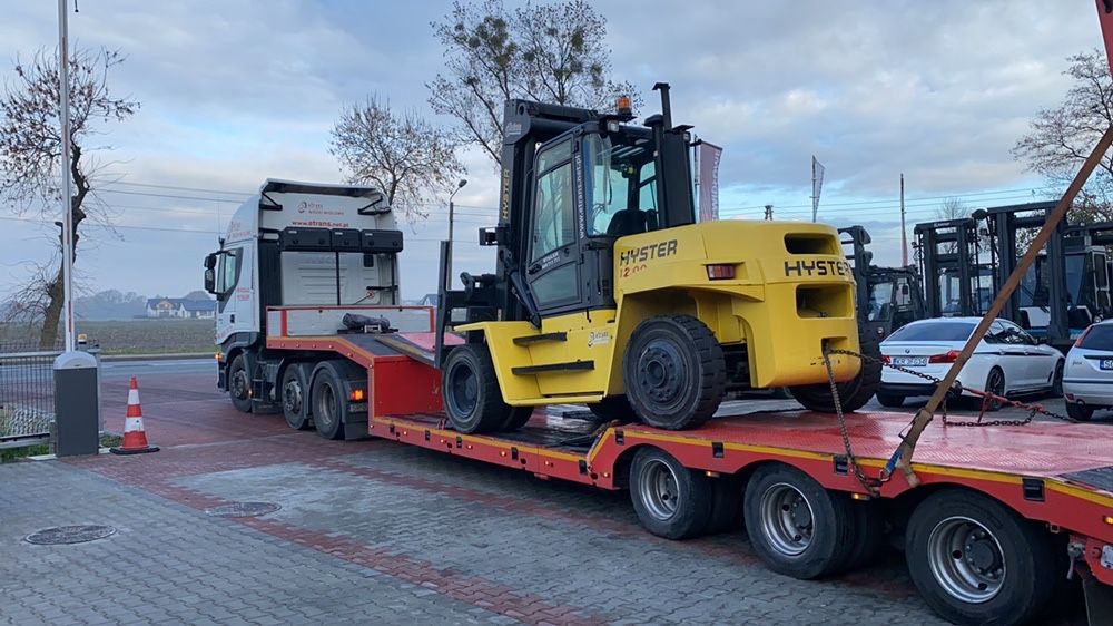Wynajem wózka widłowego 20ton 25ton KALMAR / SMV Relokacje maszyn
