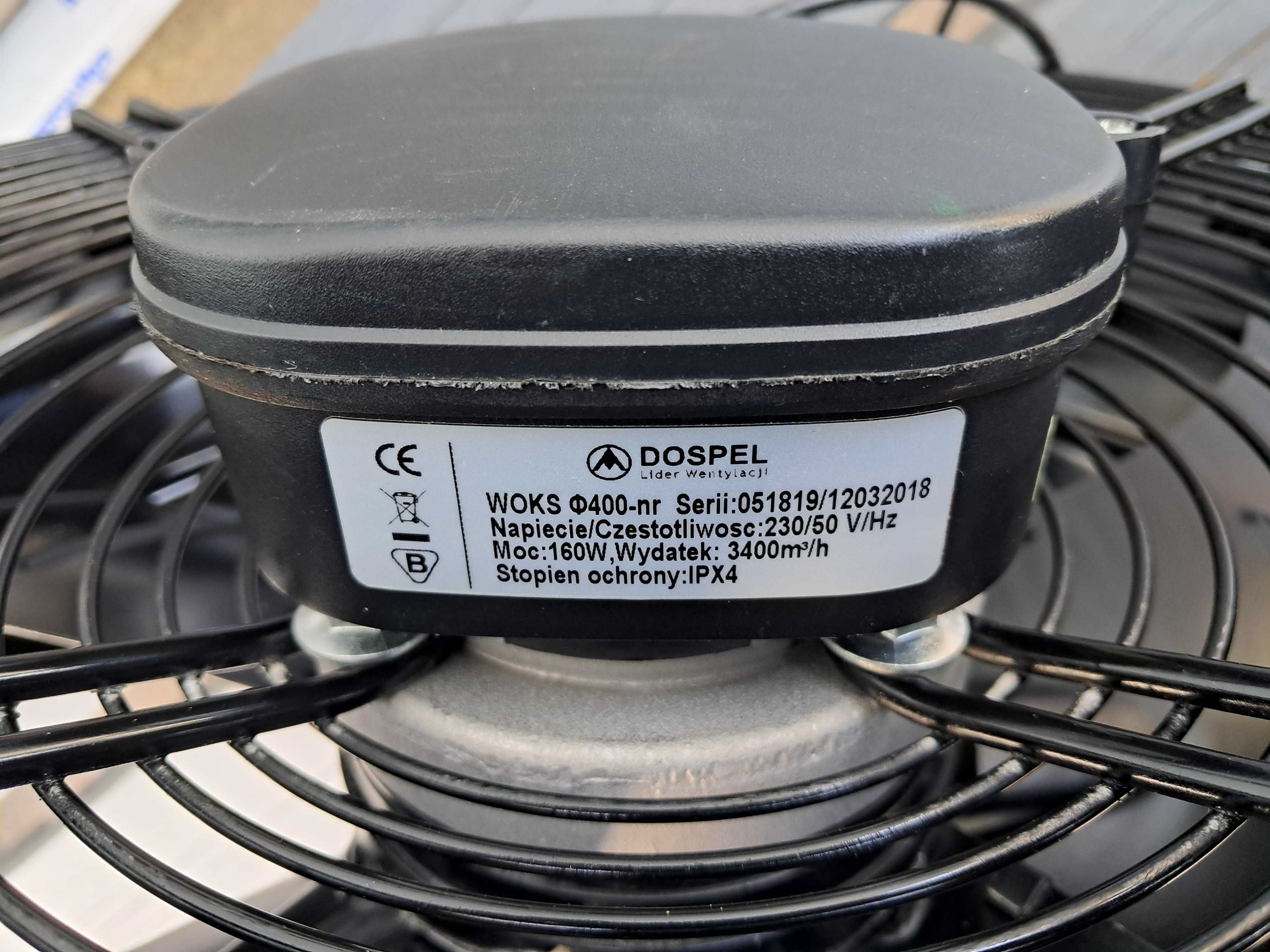 Wentylator przemysłowy osiowy ścienny 220v, 230v 1-fazowy. Wysyłka