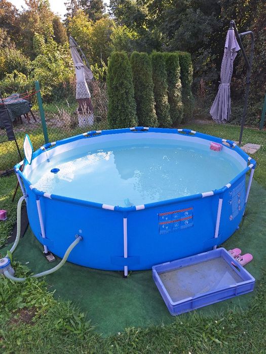 Basen stelazowy 305×76