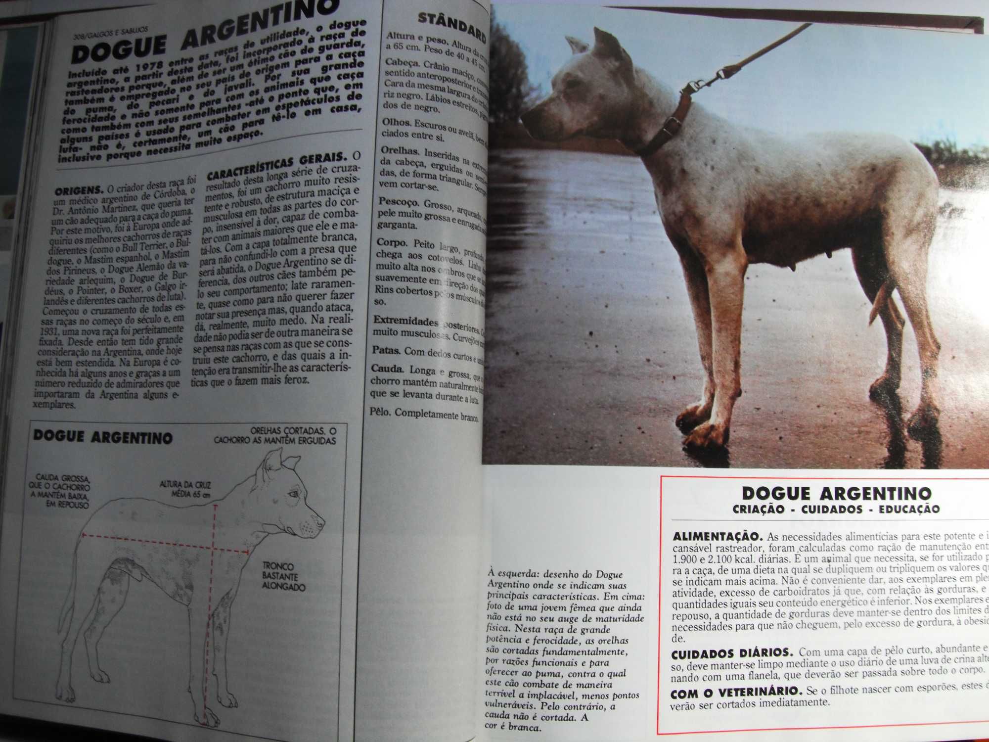 Enciclopédia dos Cães - Volumes 1 e 2 - Formato A4, capa dura