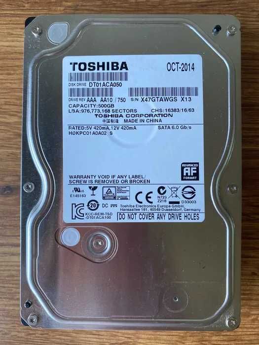 Жорсткі диски Samsung, Seagate, WD, Toshiba 320Gb-1Tb 2Tb 2,5 '' 3,5"