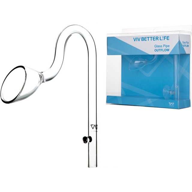 Wylot szklany Lily 10mm, 40mm