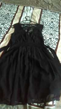 Sukienka czarna, rozmiar m, 38