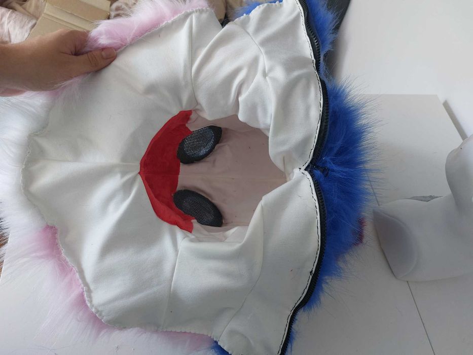 Fursuit lis różowy nowy