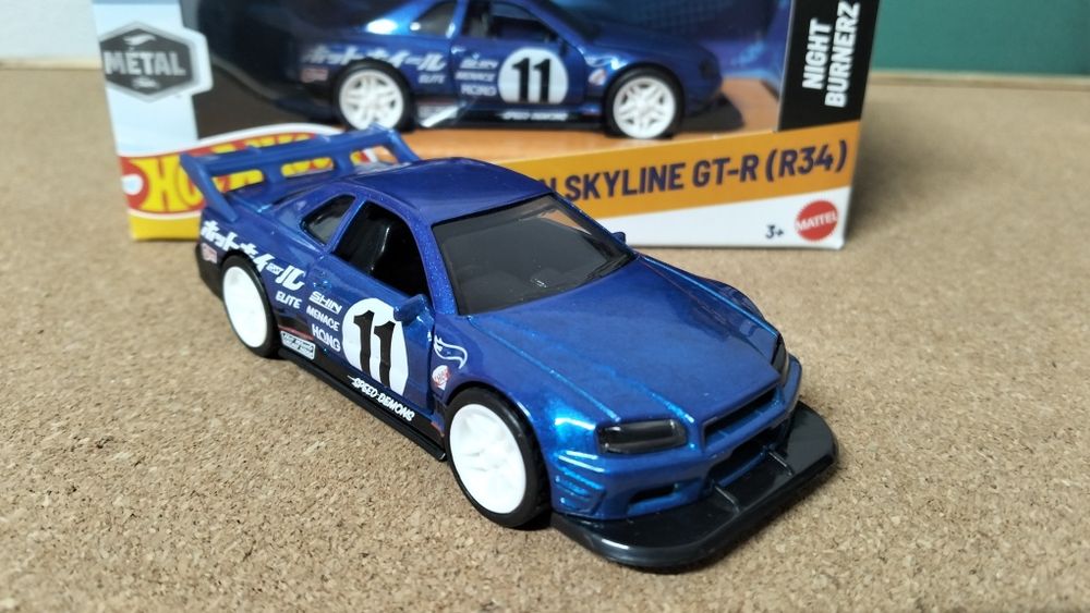 Hot wheels Nissan skyline r34