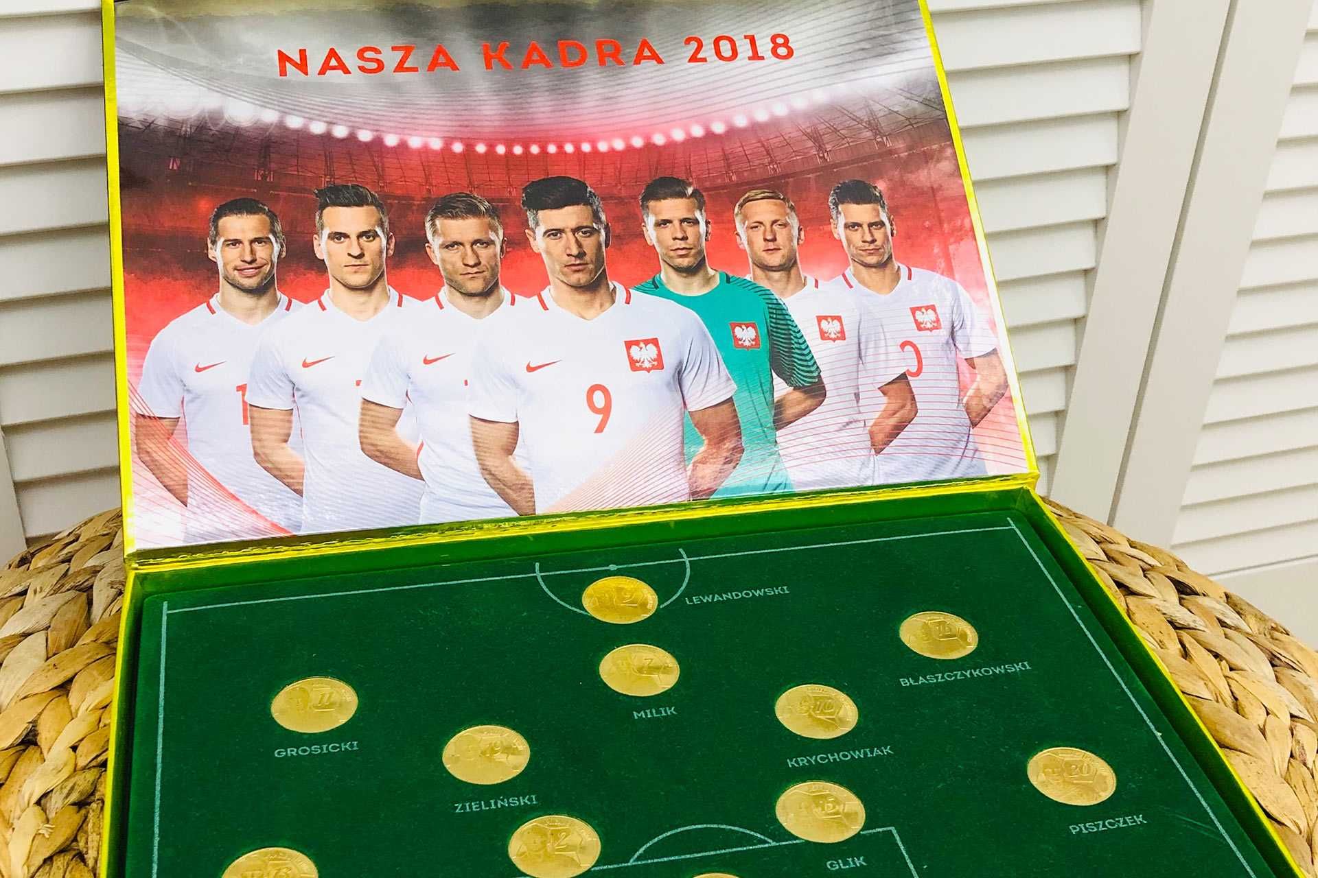Nasza Kadra 2018 zestaw 15 szt. monet kadrowiczów